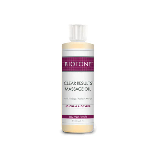 Clear Results massageolie fra BIOTONE® – effektiv og hudvenlig