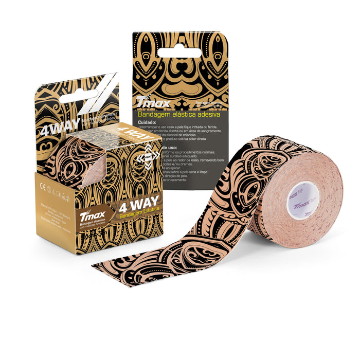Tmax kinesiologitape 5m x 5cm – Tattoo design med stærkt greb