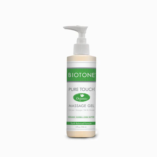 Pure Touch Organics massage gel fra BIOTONE® – økologisk og tekstilvenlig
