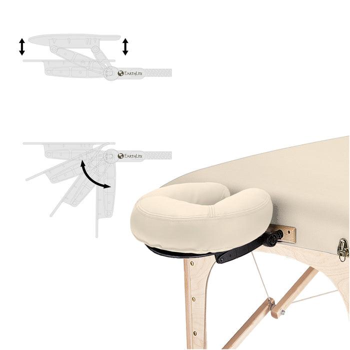 Earthlite Harmony DX transportabel massagebriks med reiki-endestykke