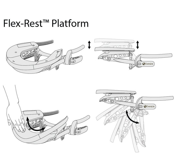 Earthlite Flex-Rest Hovedstøtte Stel