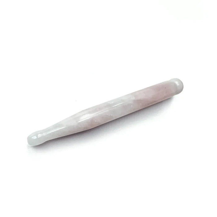 Rosa Quartz Akupressur Stick – naturlig sten til ansigtsmassage og Gua Sha