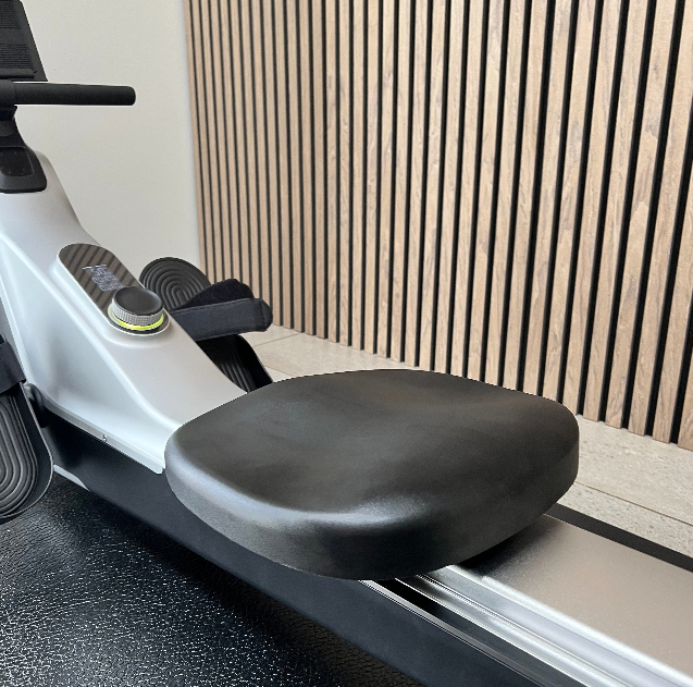 Romaskine RowFlex Vision med skærm holder og 2,5" LCD-skærm