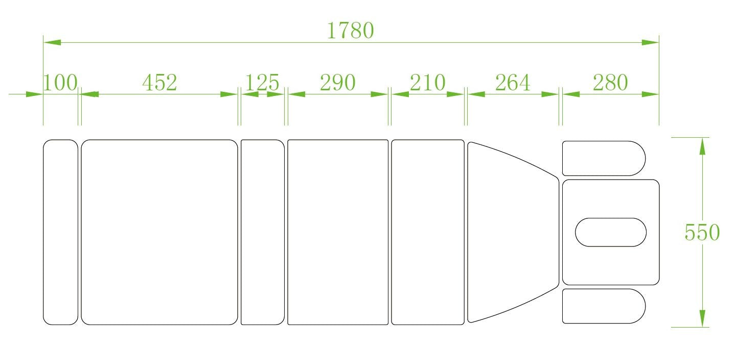 Arena 180 kiropraktorbriks – Transportabel og ergonomisk behandlingsbriks