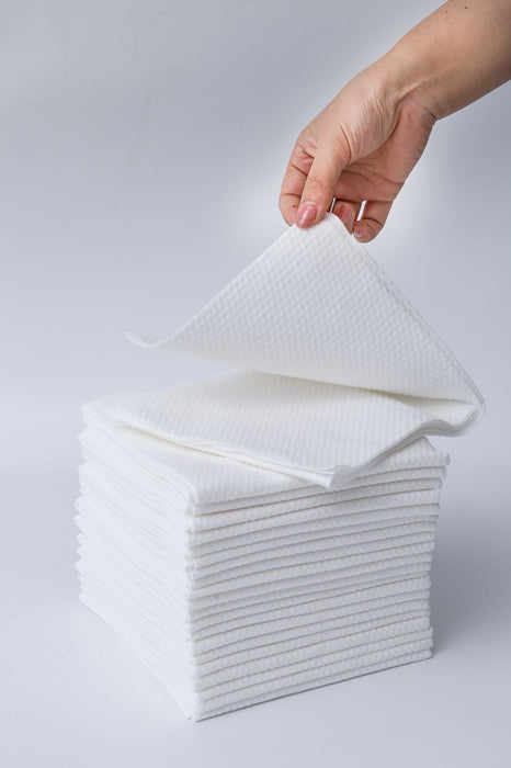 Engangshåndklæder 40x80 cm – 50 stk. i viskose, bionedbrydelige