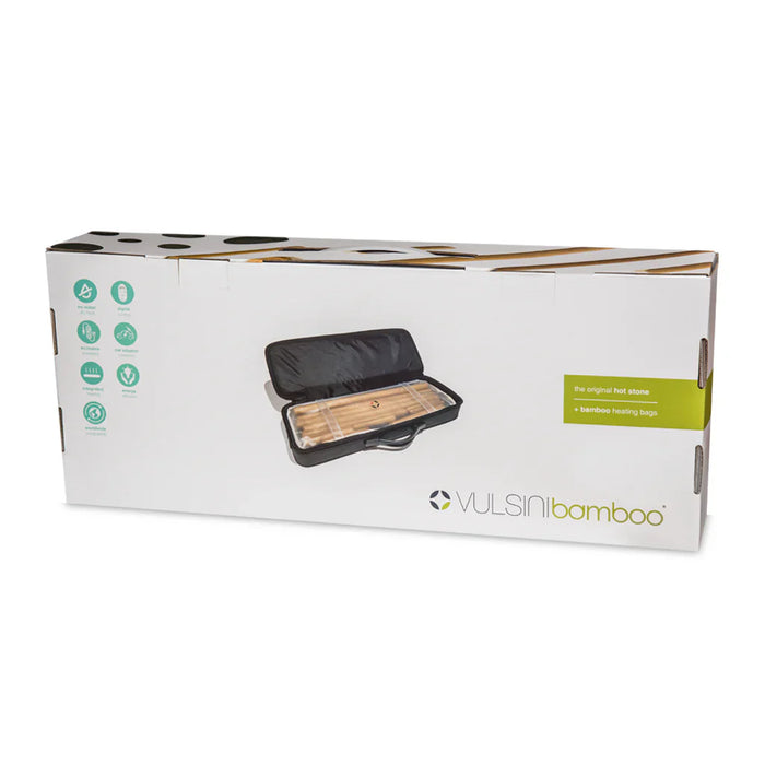 Vulsini Warm Bamboo Massage Bundle – komplet sæt til terapeuter