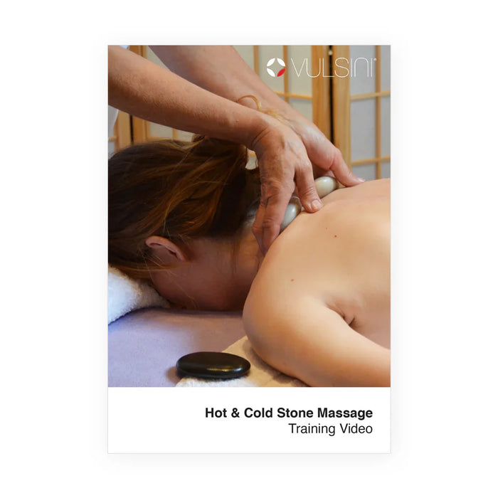Vulsini Hotstone Massage Bundle – komplet sæt med 45 sten