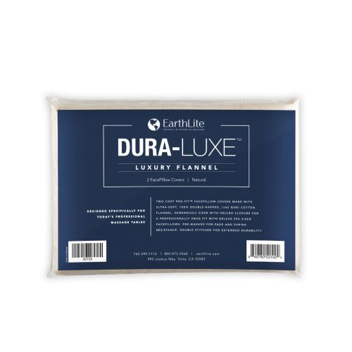 Earthlite DURA-LUXE™ Flannel FacePillow Covers – 2-pak luksus
