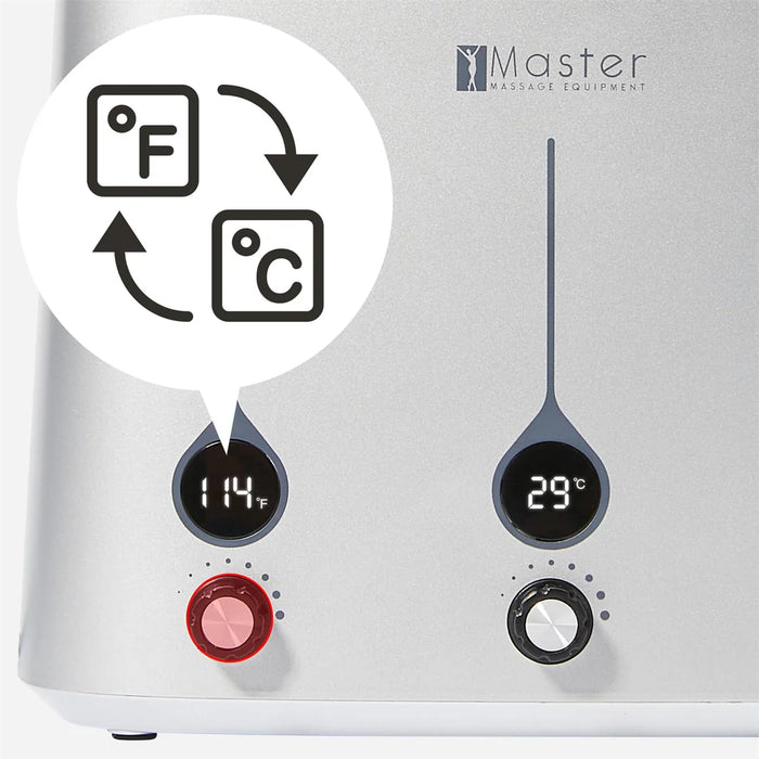 Massageolievarmer med 3 flasker – Spa og professionel brug