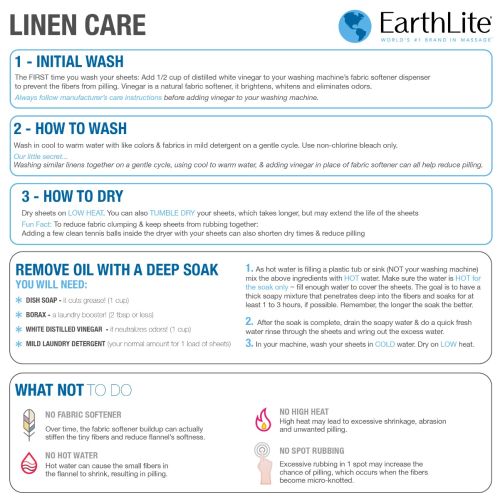 Earthlite DURA-LUXE™ Luxury Microfiber Flat Sheet – Luksus lagen