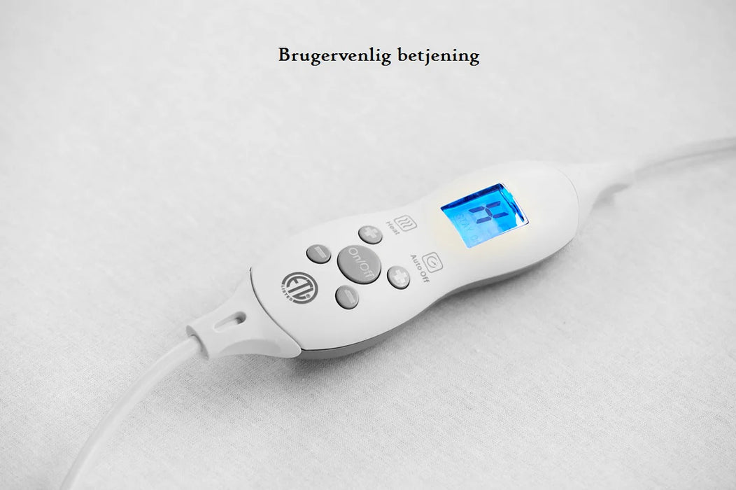 Varmetæppe Deluxe 185x76 cm – 10 Trins Temperatur