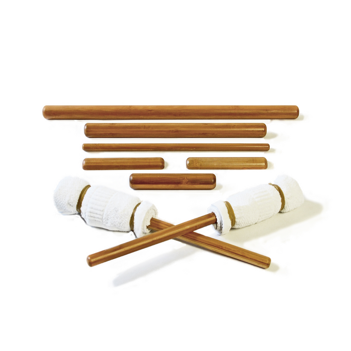 Vulsini Warm Bamboo Massage Bundle – komplet sæt til terapeuter